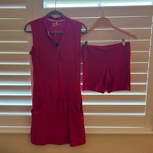 Nike Golf Dress Dri Fit Golf Dress with matching shorts
